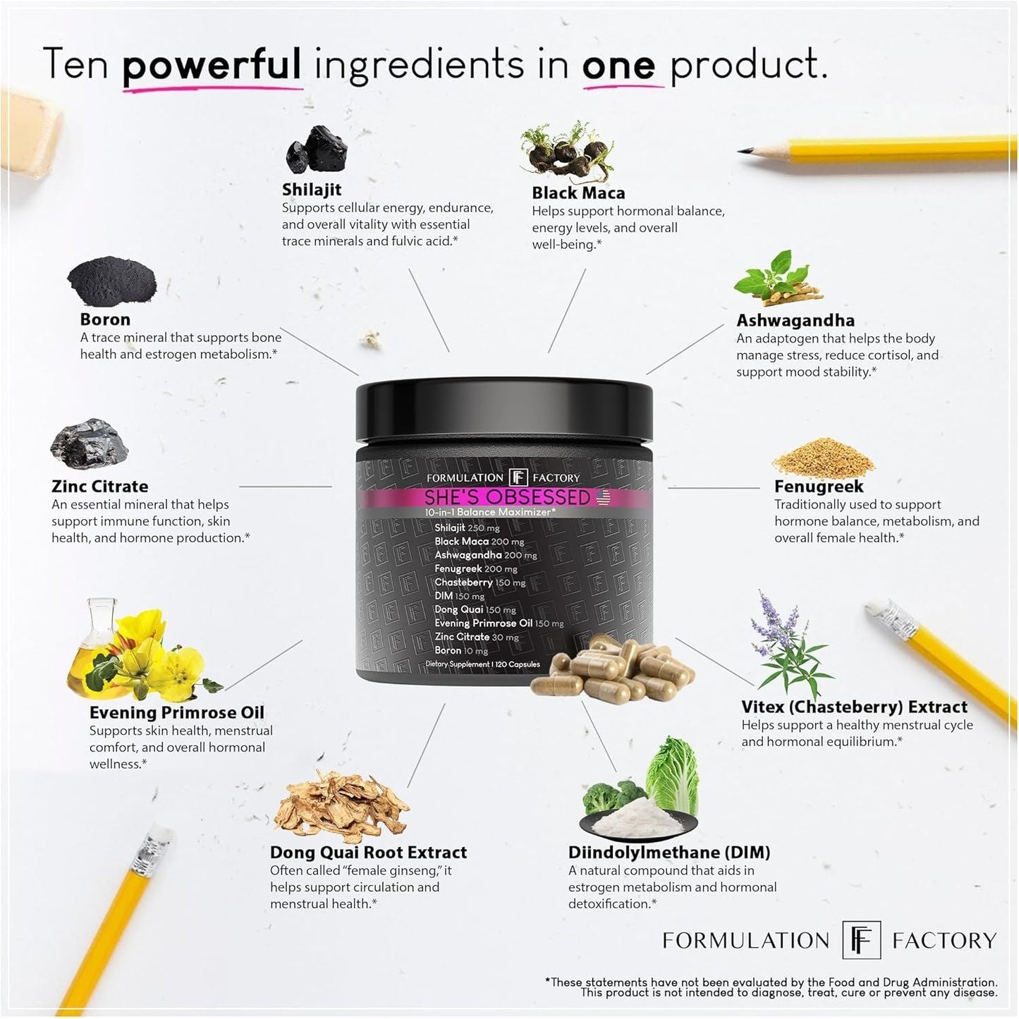 Women's Hormone Balance Supplement - Mood & Energy Booster