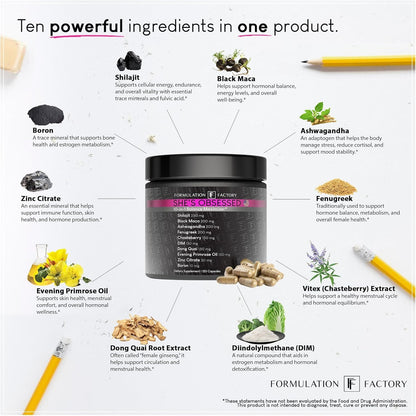 Women's Hormone Balance Supplement - Mood & Energy Booster