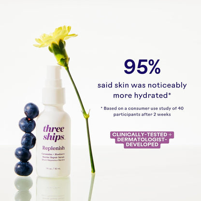 Nourishing Blueberry Face Serum 30ml - Moisturizes Dry Skin