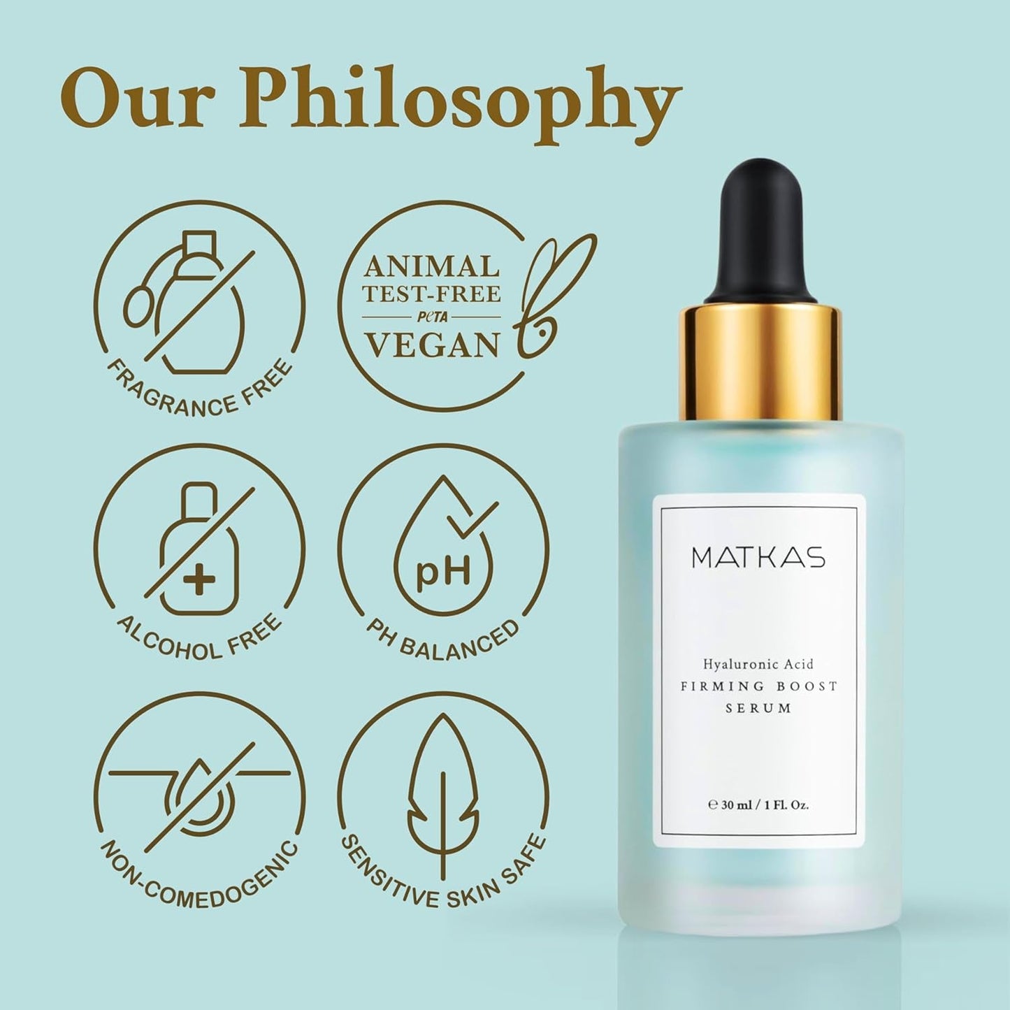 Plumping Hyaluronic Face Serum for Glowing Skin