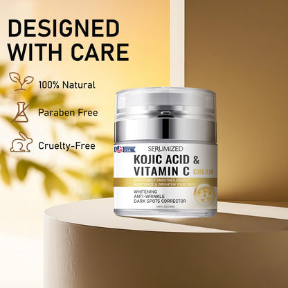 Natural Brightening Moisturizer Cream with Kojic Acid
