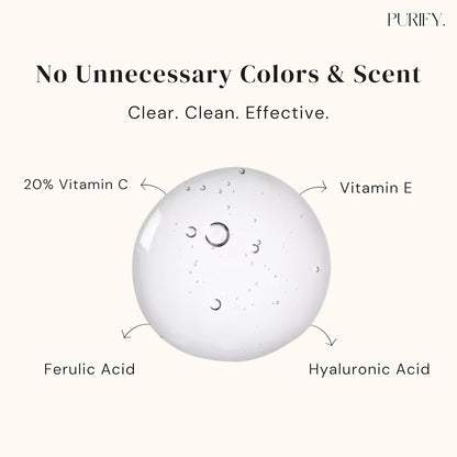 Natural Vitamin C Face Serum 30ml - Anti Aging Skin Care