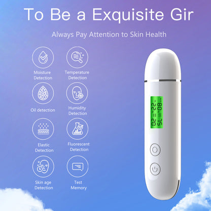 Portable Digital Skin Hydrator Tester with Oil Analyzer