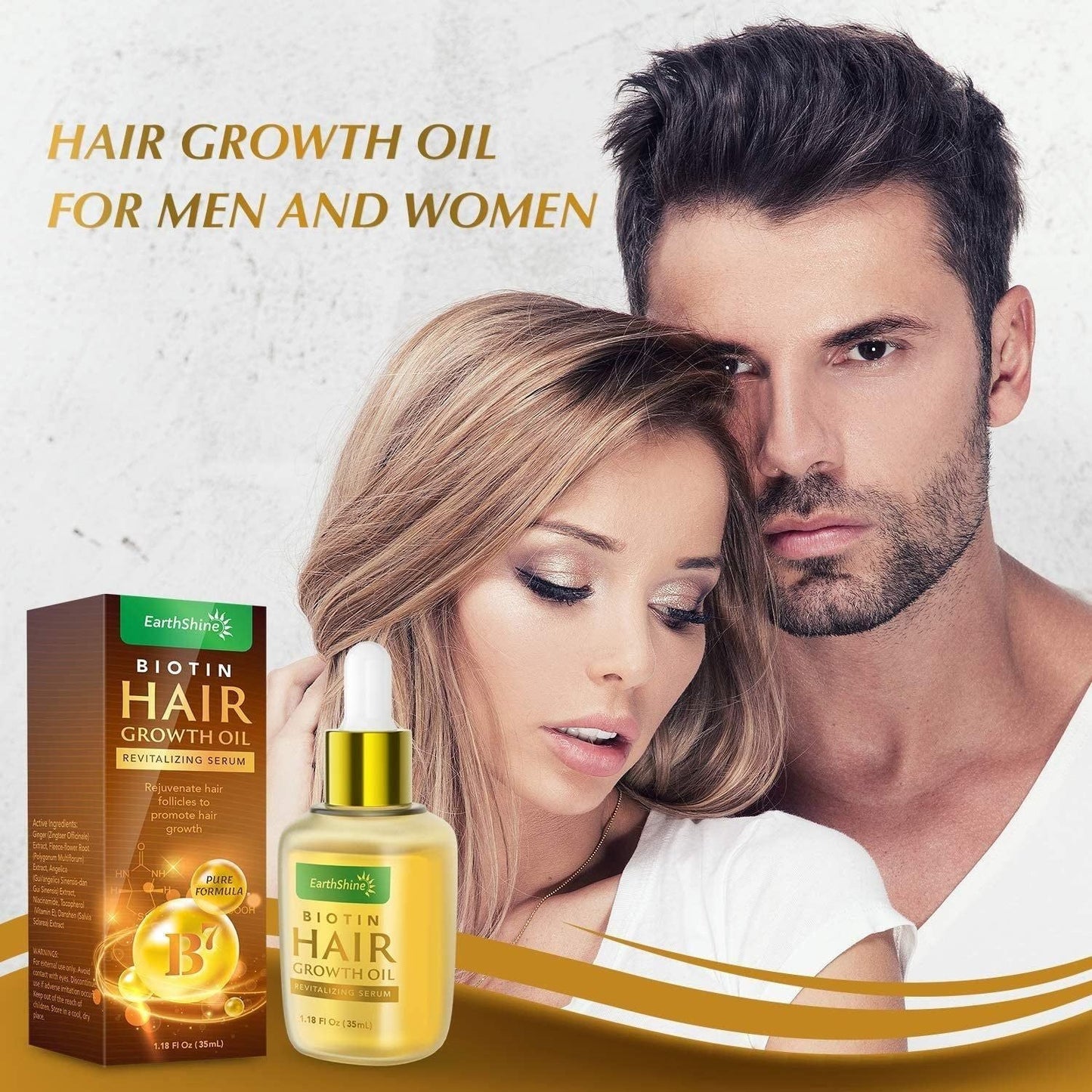 Nourishing Biotin Hair Growth Serum for Healthy Hair