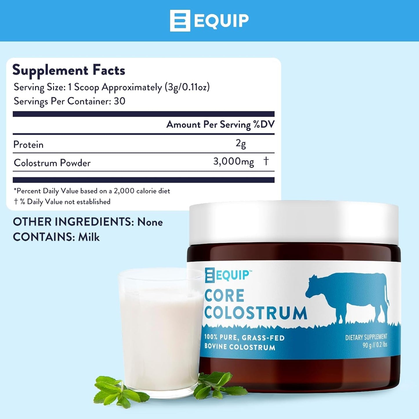 Premium Grass Fed Colostrum Supplement Powder