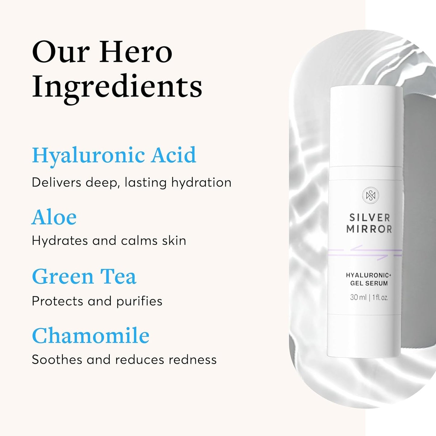 Plumping Hydrating Face Serum with Hyaluronic Acid