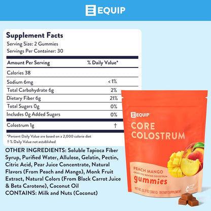 Natural Gut Health Colostrum Gummy Vitamins