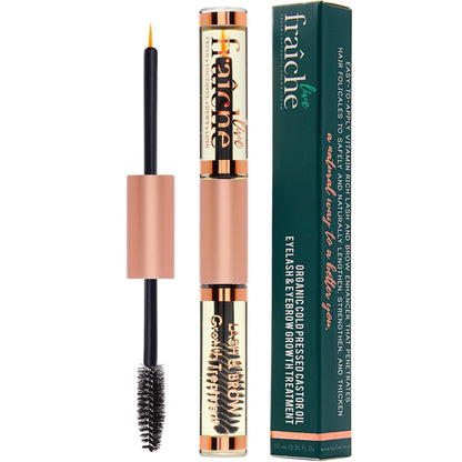 Natural Cold Pressed Castor Oil Eyelash Growth Serum 10ml - Mycosmeticslondon