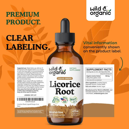 Natural Licorice Root Extract Drops