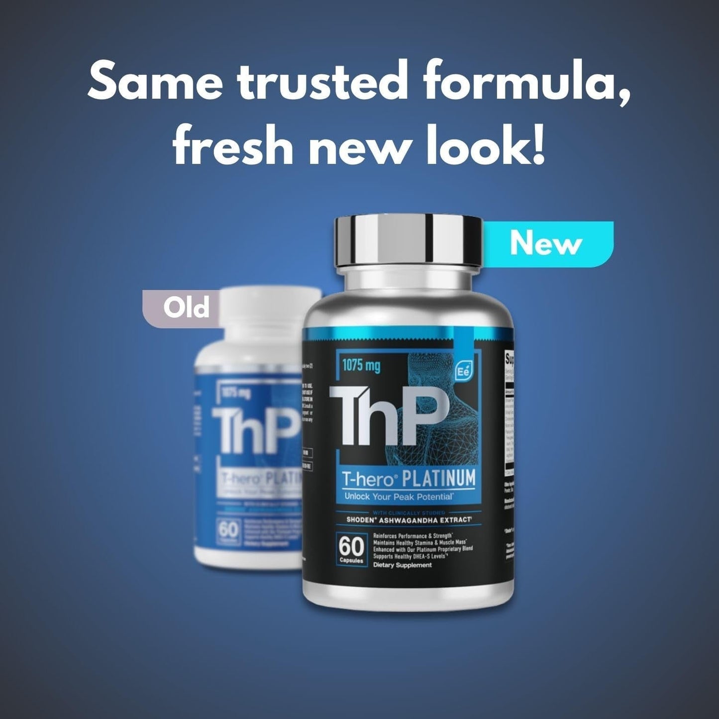 Premium Testosterone Booster 60 Capsules - Men's Energy Supplement