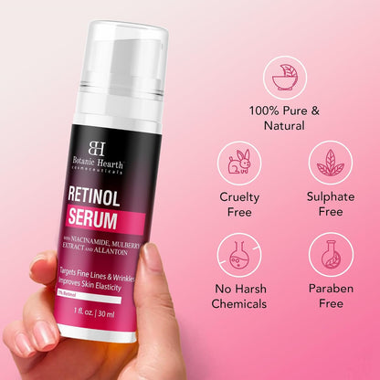 Natural Anti Aging Face Serum with Retinol 30ml