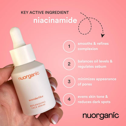 Natural Hydrating Face Serum with Niacinamide