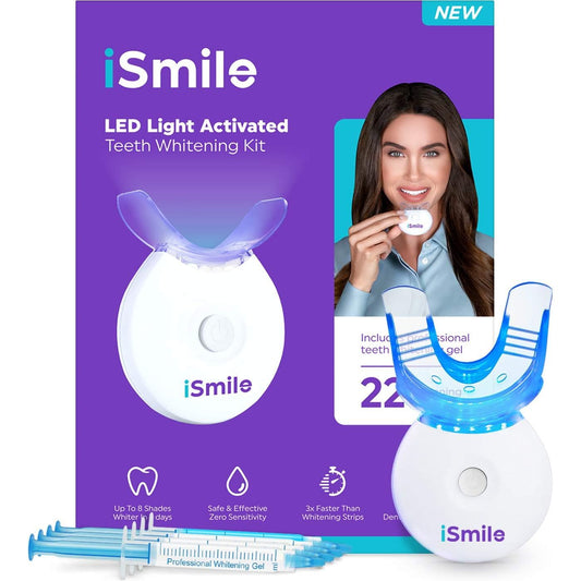 Advanced At-Home Teeth Whitening Kit with LED Light - Mycosmeticslondon