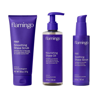 Gentle 3-Step Shaving Kit for Soft Skin - Mycosmeticslondon