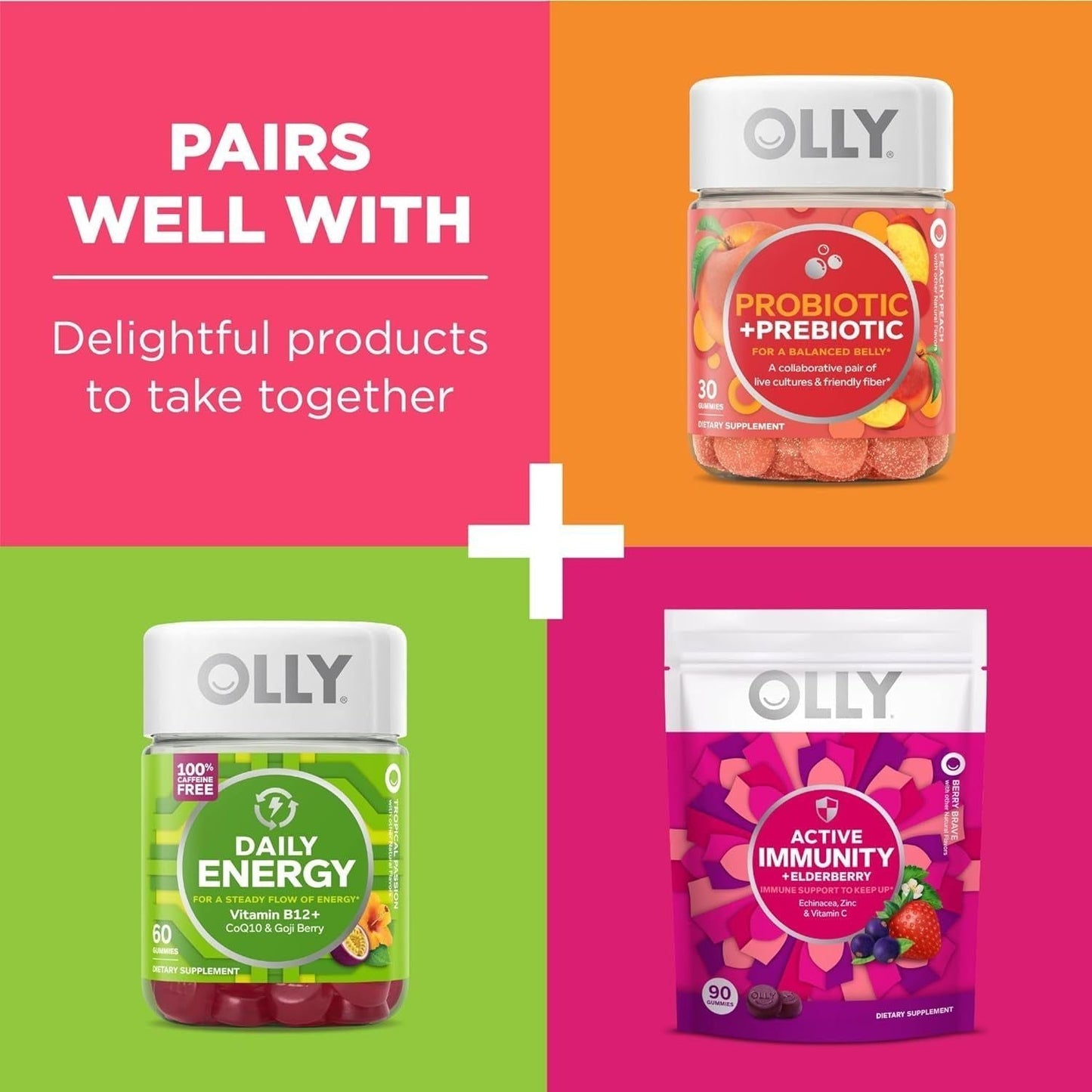 Prenatal Gummy Vitamins for Women - 60 Count Bottle