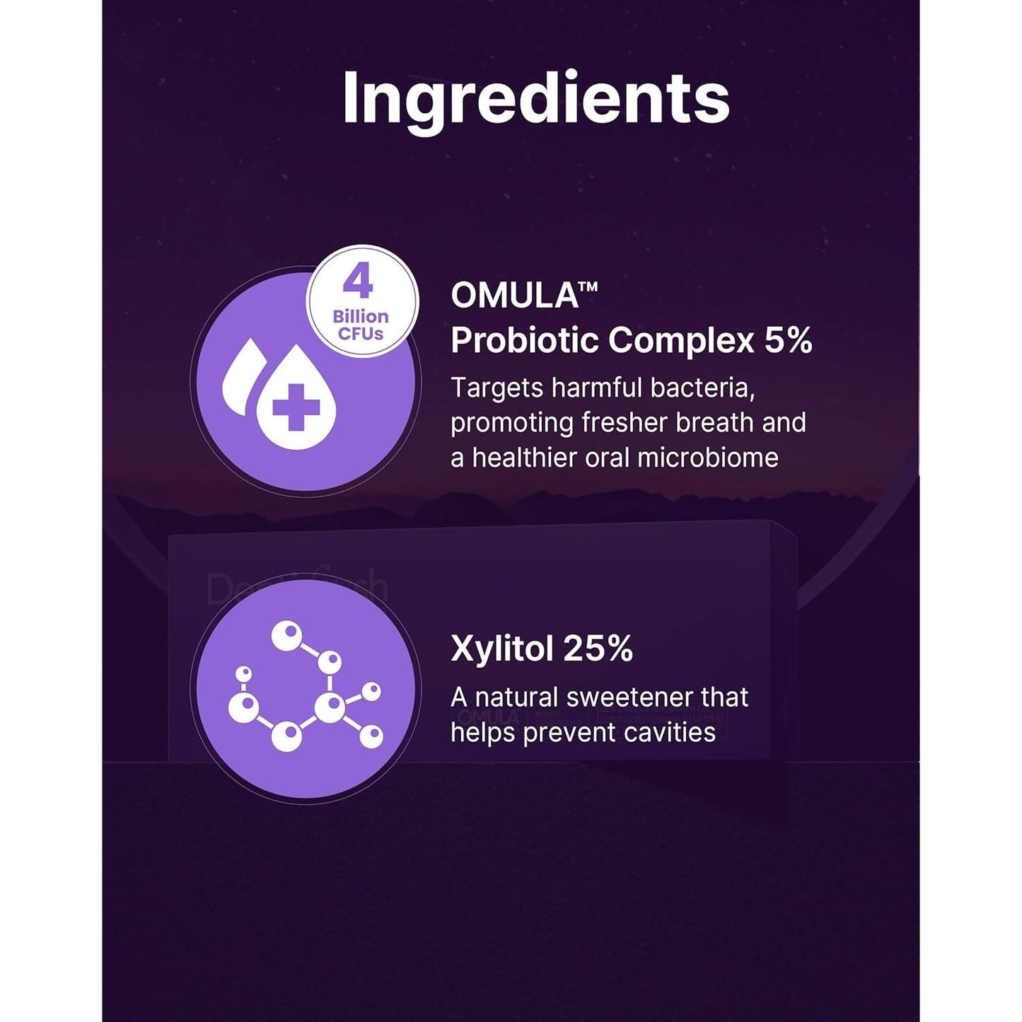 Natural Probiotic Oral Care Tablets for Fresh Breath