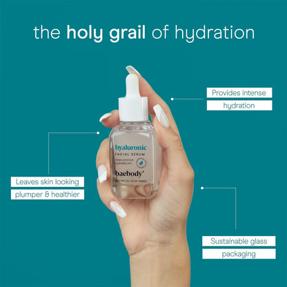 Nourishing Hyaluronic Face Serum with Vitamins C & E