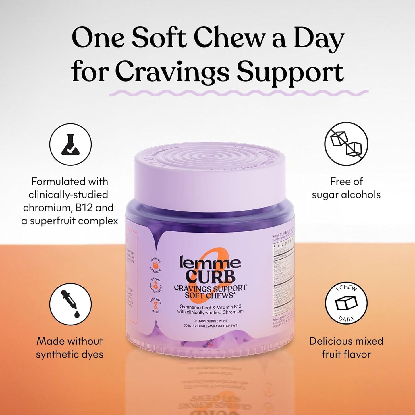 Tasty CURB Soft Chews 30 - Weight Loss And Energy Boost