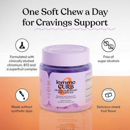Tasty CURB Soft Chews 30 - Weight Loss And Energy Boost