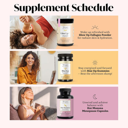 Natural Menopause Relief Supplements - 60 Vegan Capsules
