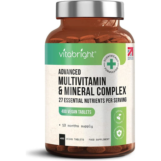 Vegan Daily Multivitamin Tablets for Immune & Energy Boost - Mycosmeticslondon