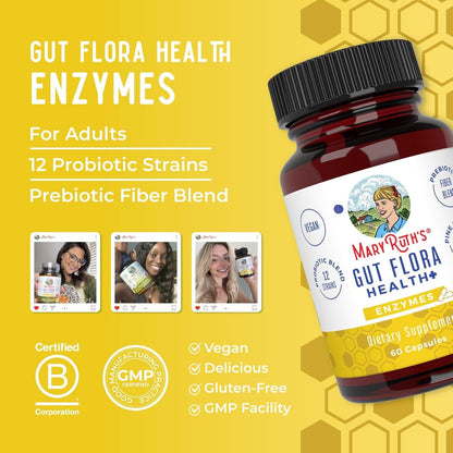 Natural Probiotic Digestive Supplement - 60 Capsules