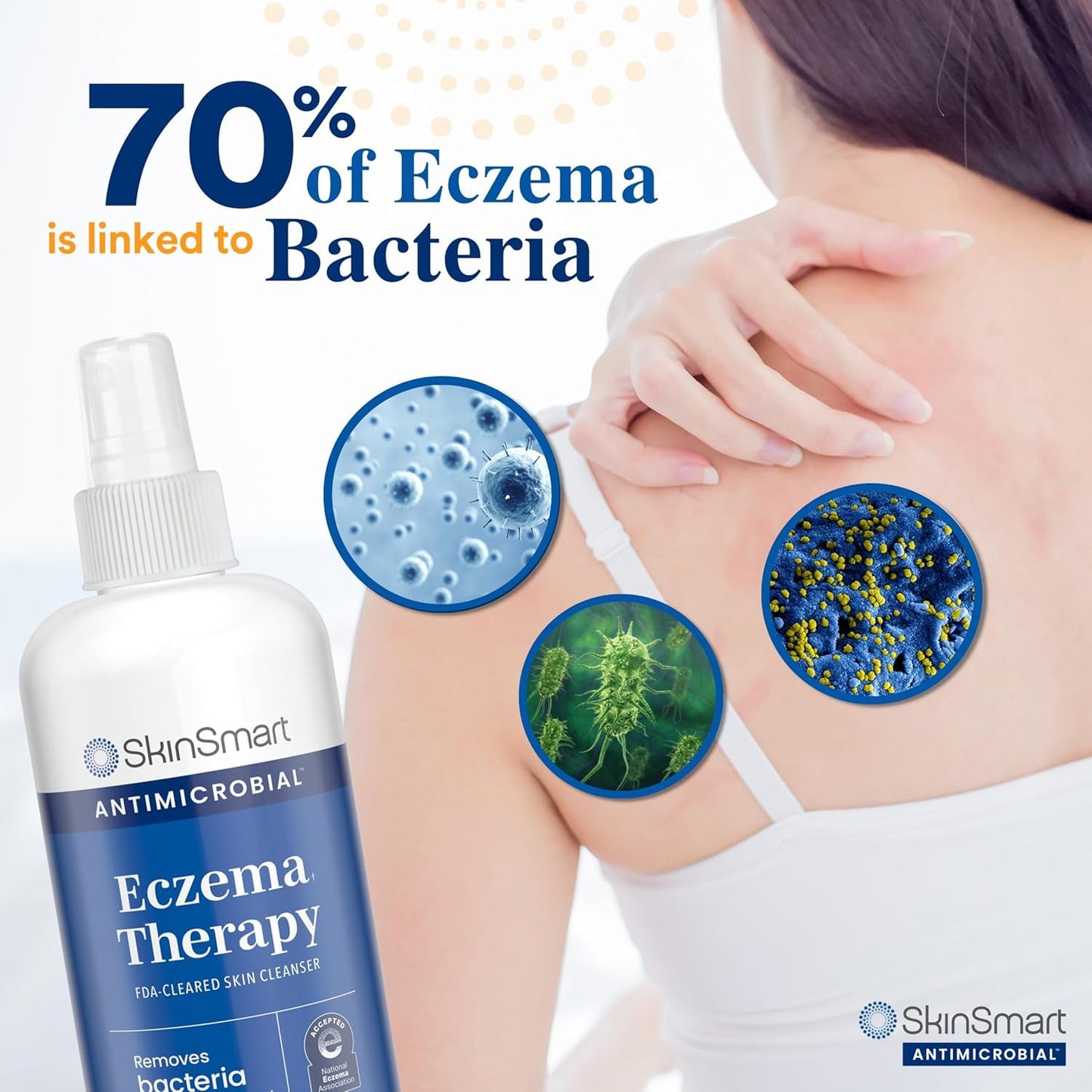 Gentle Eczema Relief Cream 236ml Calms Dry Skin