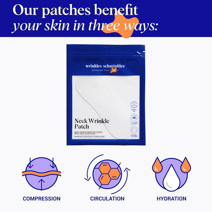 Smooth Neck Wrinkle Stickers - Reusable Silicone Patches
