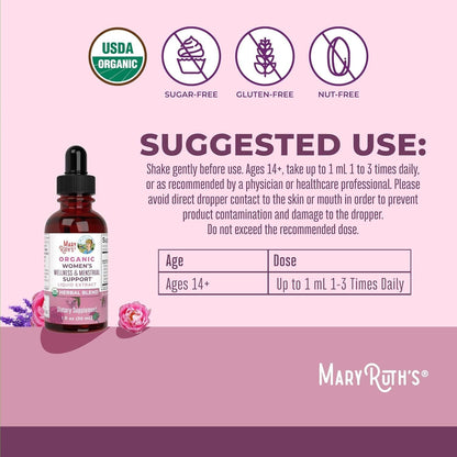 Natural Hormone Balance Herbal Liquid Supplement 30ml