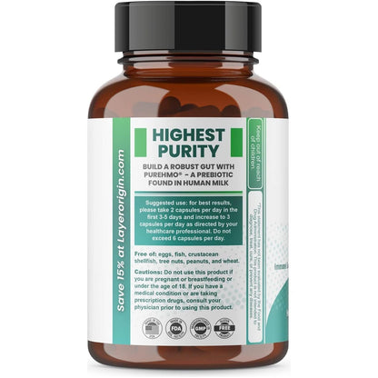 High Purity Prebiotic Supplement - 90 Capsules