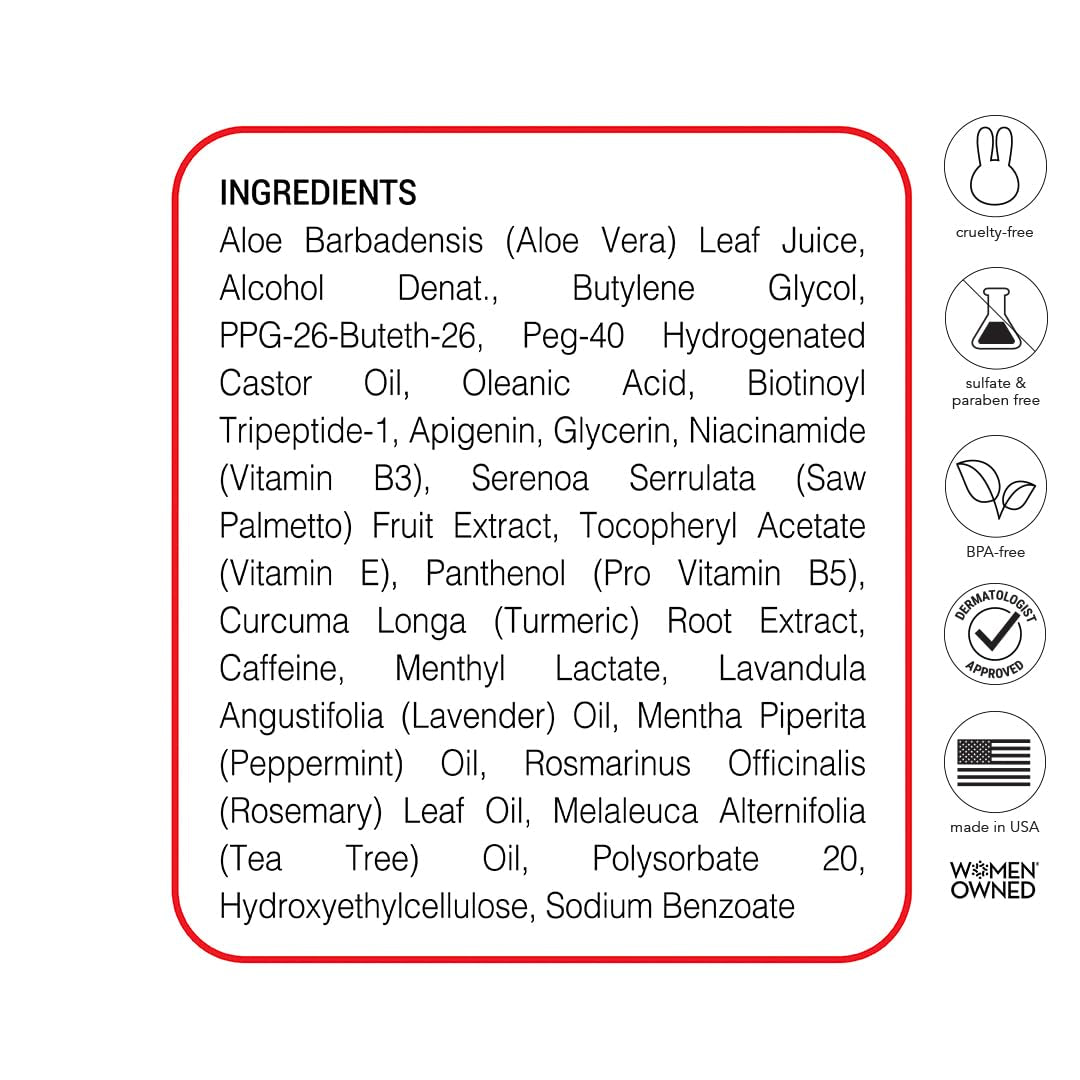 Nourishing Hair Growth Serum with Niacinamide and Aloe