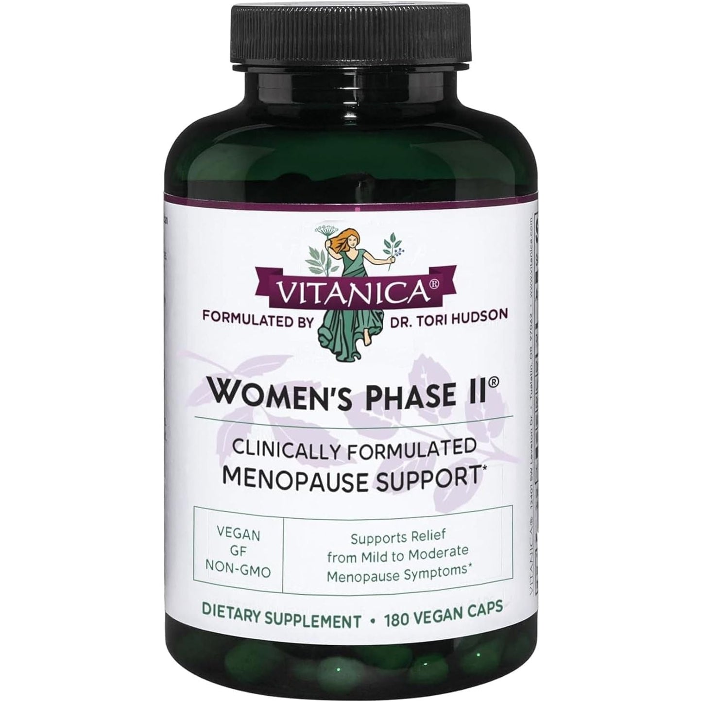 Natural Menopause Relief Supplement for Women - 180 Capsules - Mycosmeticslondon