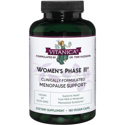 Natural Menopause Relief Supplement for Women - 180 Capsules - Mycosmeticslondon