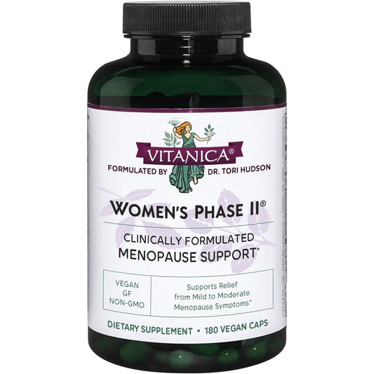 Natural Menopause Relief Supplement for Women - 180 Capsules - Mycosmeticslondon