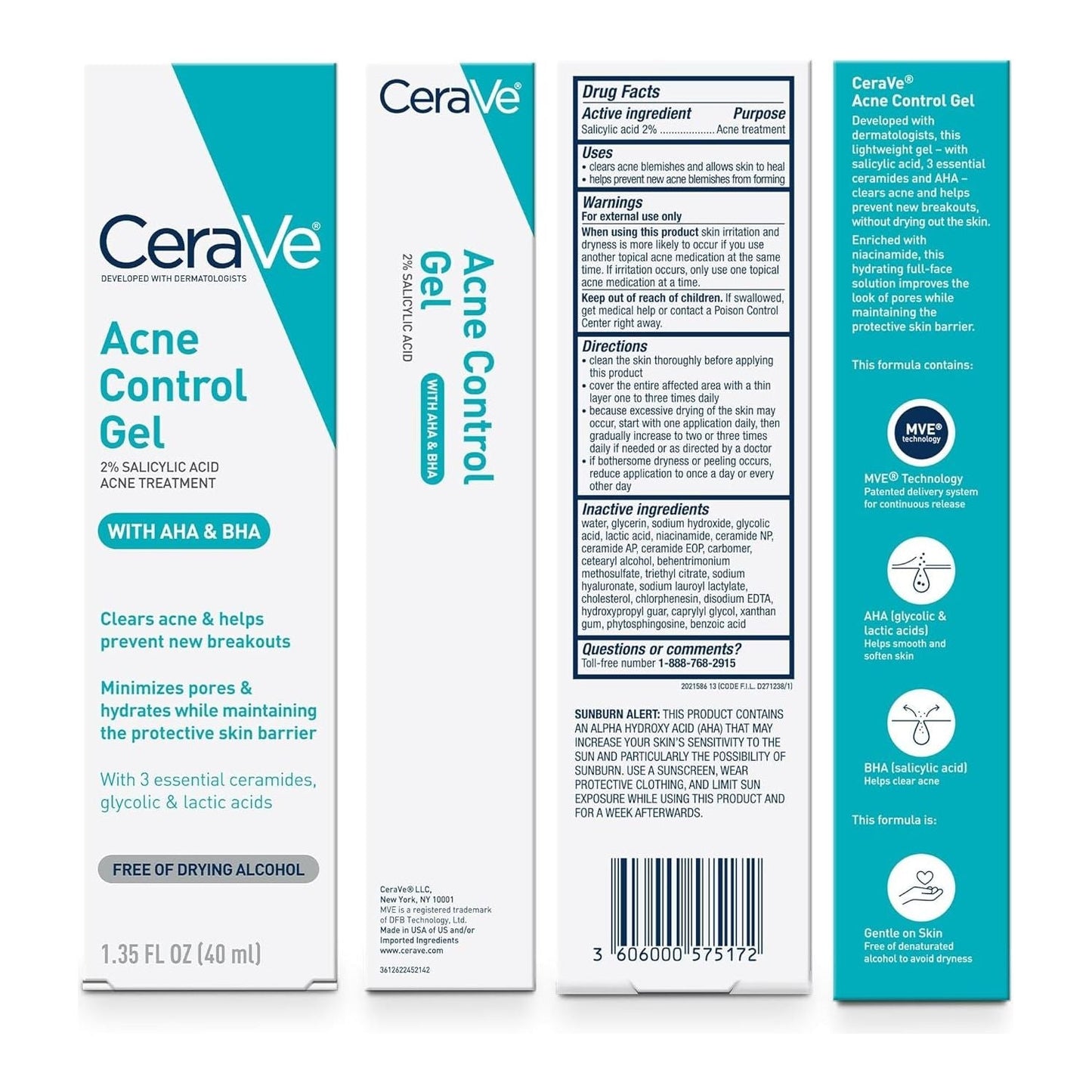 Salicylic Acid Acne Gel for Clear Skin - 40ml