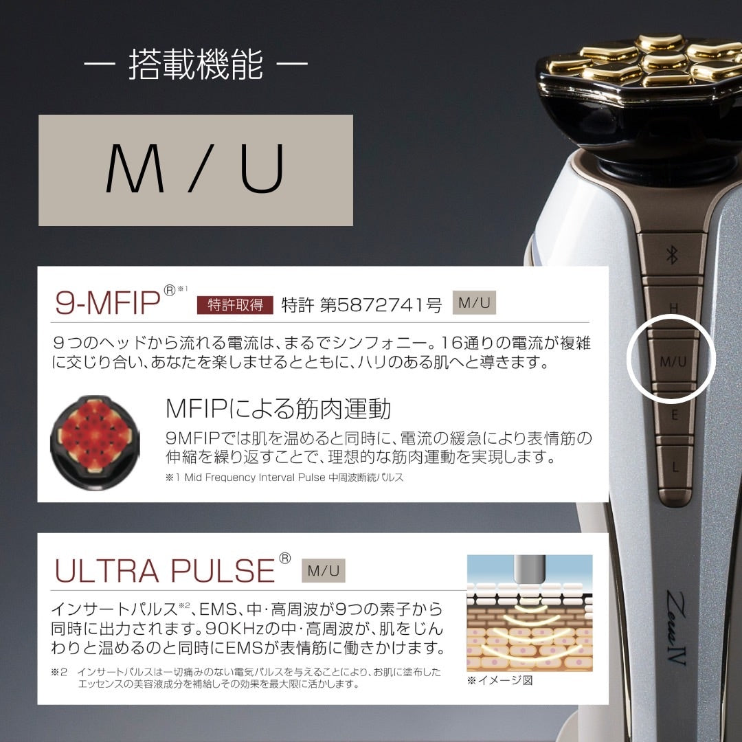 Premium Anti Aging Skin Device with Gold Electrodes