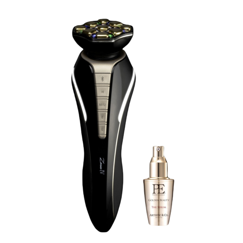 Premium Anti Aging Skin Device with Gold Electrodes - Mycosmeticslondon