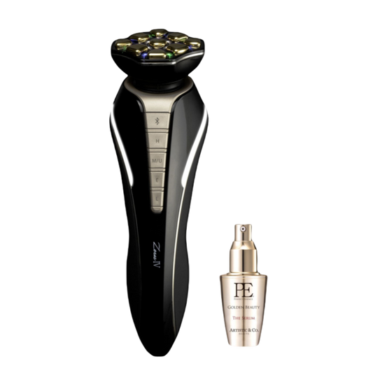 Premium Anti Aging Skin Device with Gold Electrodes - Mycosmeticslondon