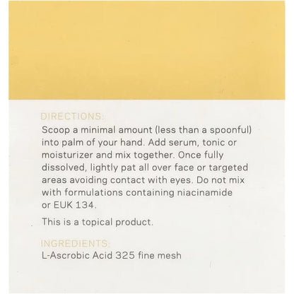 Natural Vitamin C Face Powder for Brightening & Anti Aging
