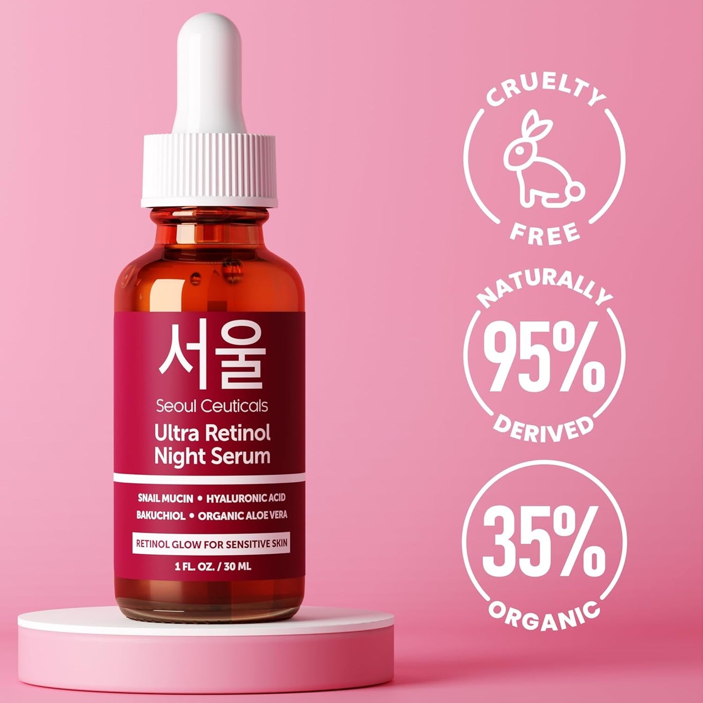Anti-Aging Night Serum with Retinol and Snail Extract