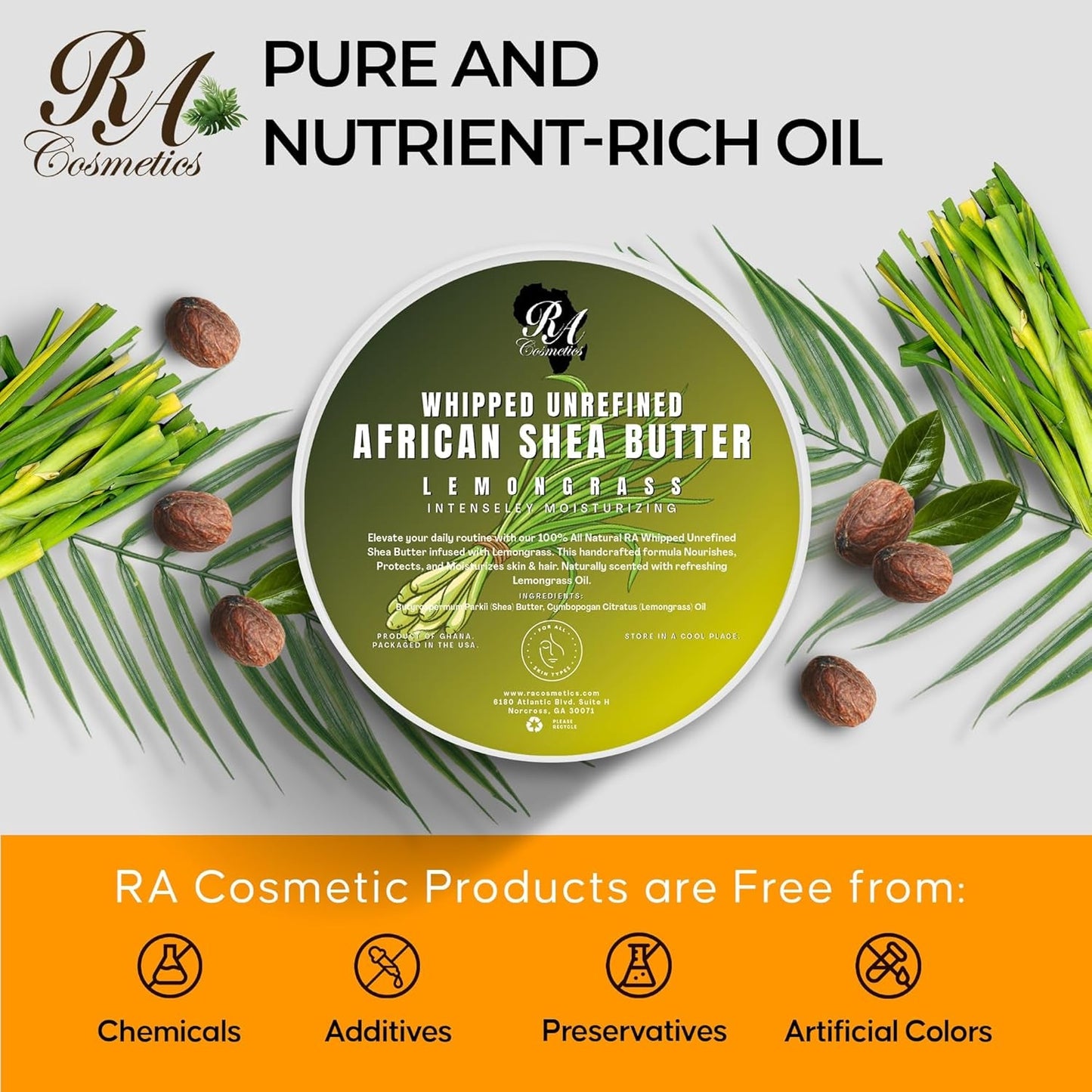 Rich Hydrating Shea Butter 340g - Nourishing Body Moisturizer