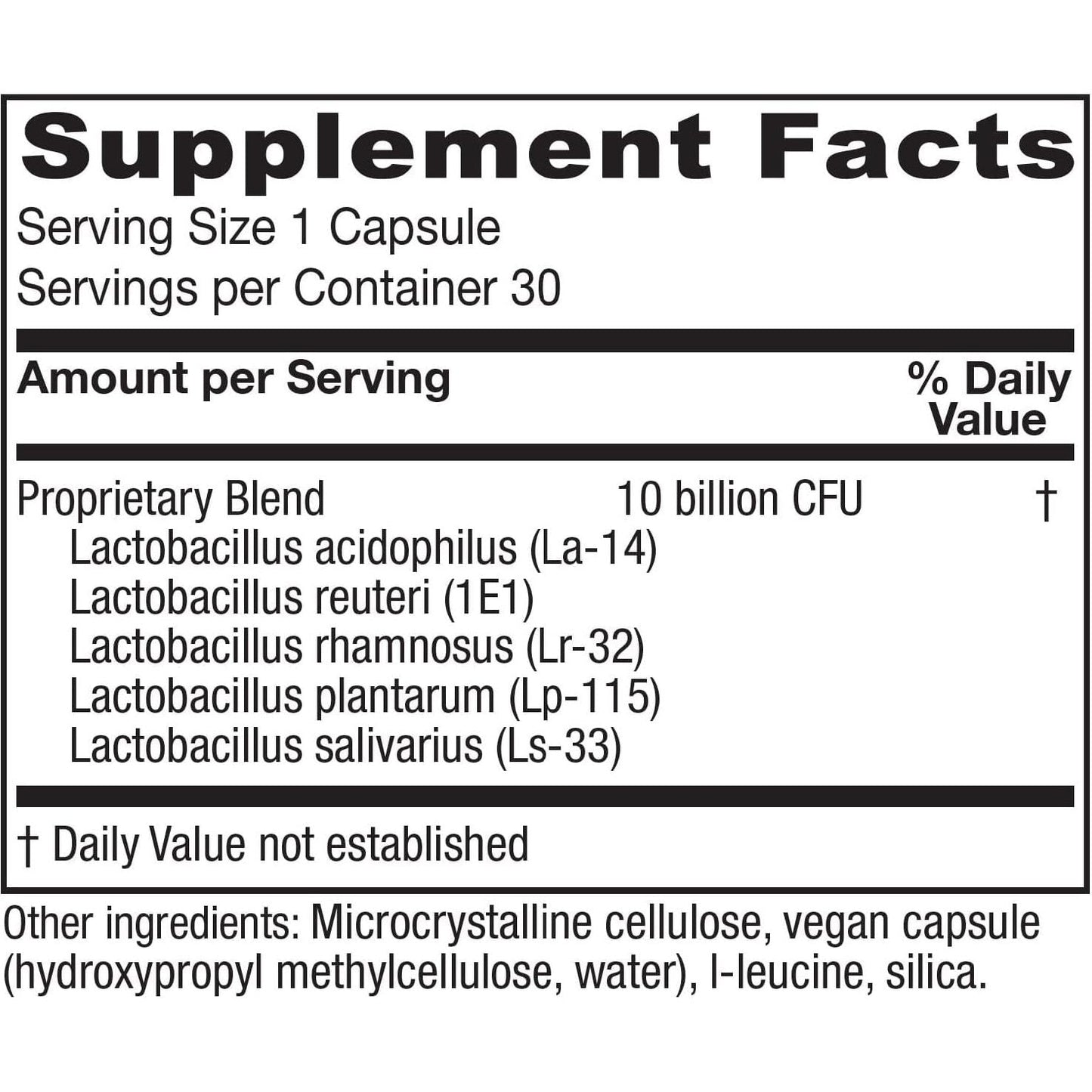 Women's Probiotic Supplement for Vaginal Health