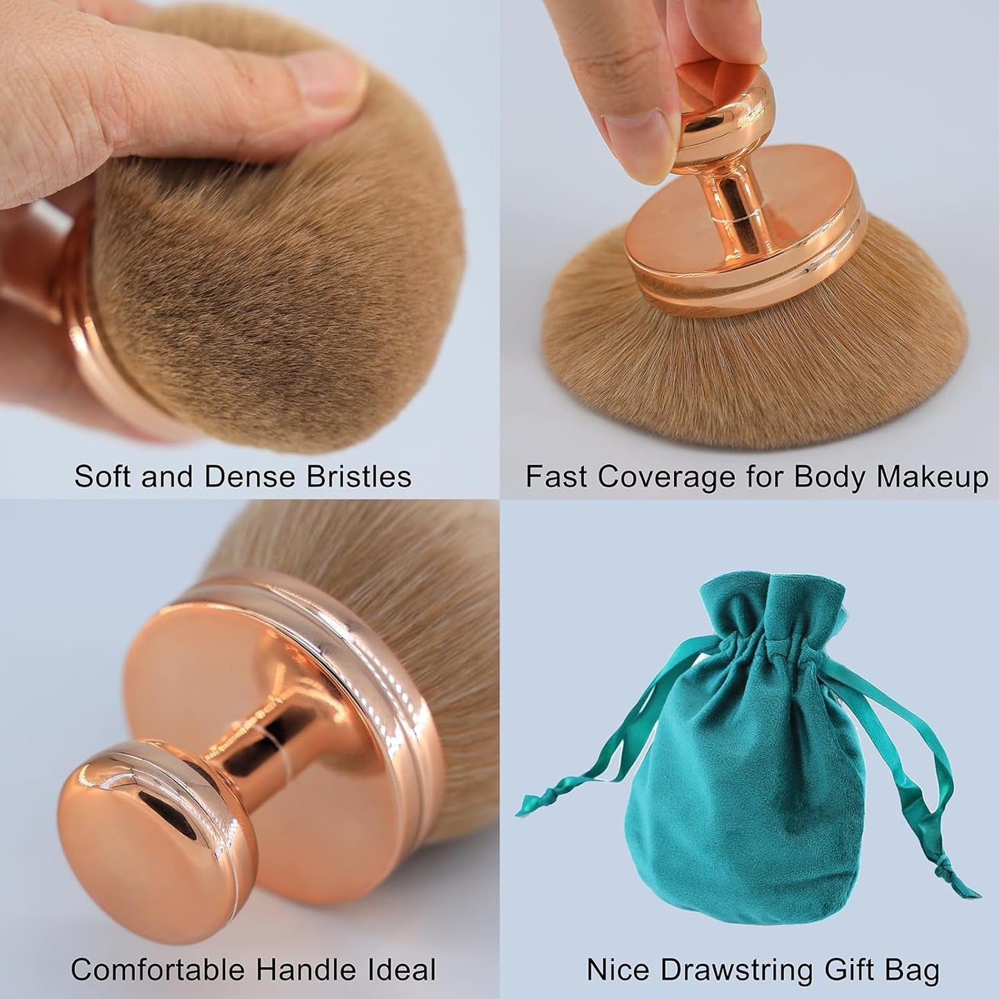 Big Soft Makeup Brush for Full Body Application