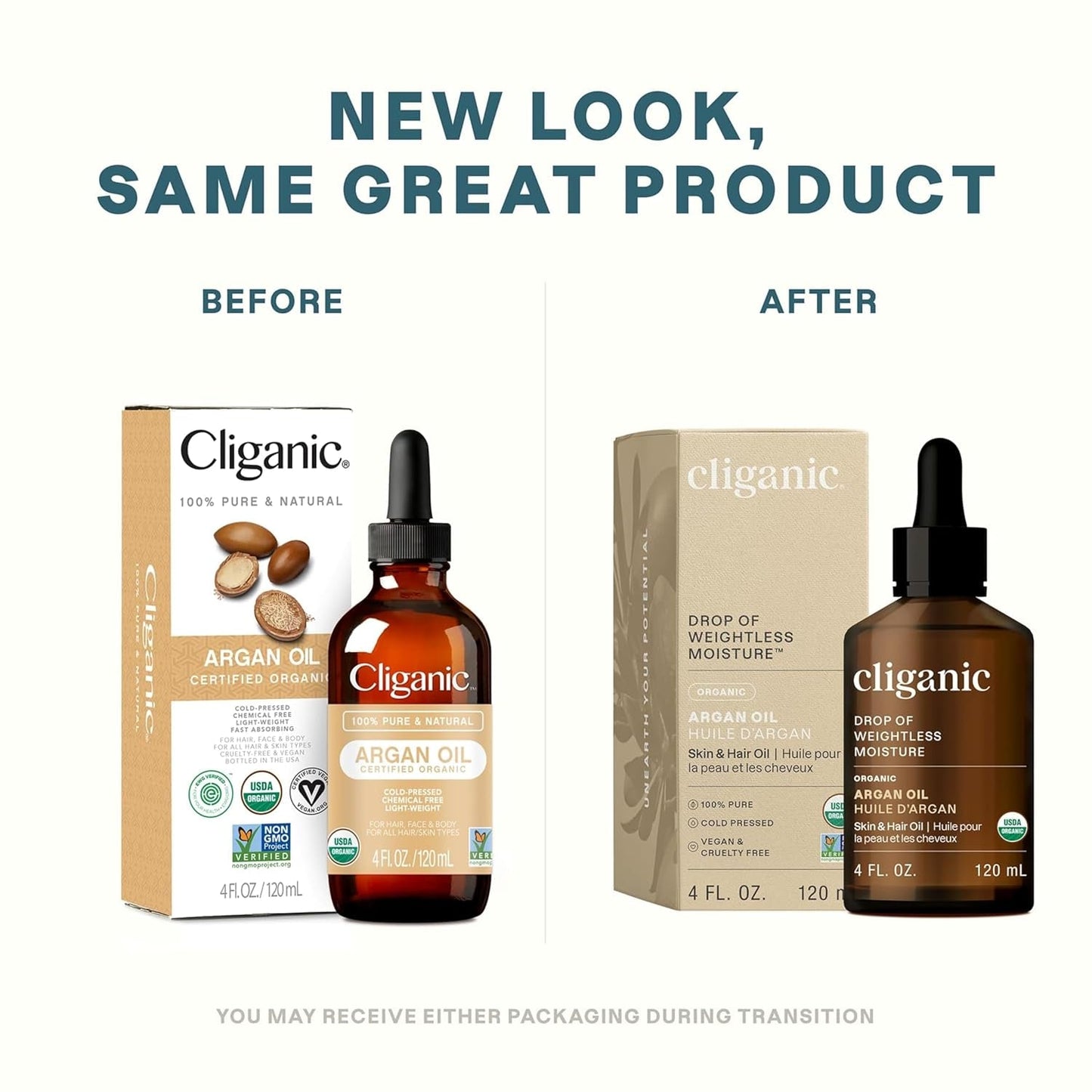 Natural Cold Pressed Argan Oil for Hair and Skin