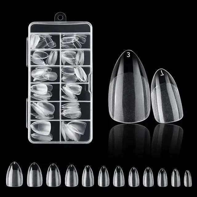 Easy Apply 120Pcs Gel Nail Coffin Shapes Kit