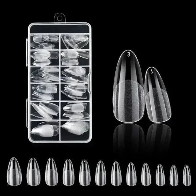 Easy Apply 120Pcs Gel Nail Coffin Shapes Kit