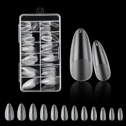 Easy Apply 120Pcs Gel Nail Coffin Shapes Kit