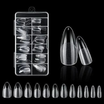 Easy Apply 120Pcs Gel Nail Coffin Shapes Kit