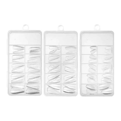 Easy Apply 120Pcs Gel Nail Coffin Shapes Kit