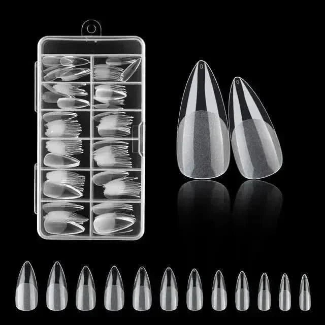 Easy Apply 120Pcs Gel Nail Coffin Shapes Kit